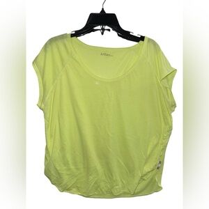 Zella Women's Neon Yellow Short Sleeve Tee Size Medium